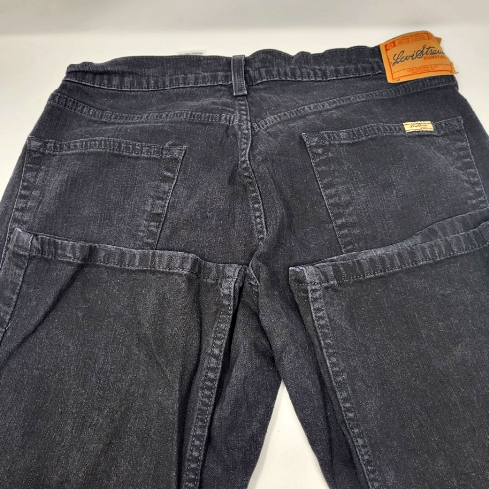 Levis Strauss Signature Jeans Stretch Bootcut Womens Size 14 Long - Picture 5 of 8